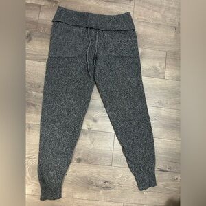 Cozy Gray Knit Joe Fresh Joggers